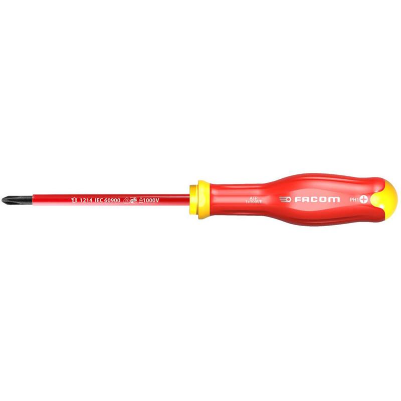 Hexagonal Blade Facom Athh.P Wood Handle Screwdrivers For Phillips Screws 