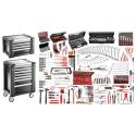 JET7.M150A - 333-piece set of industrial maintenance tools - 7 drawer roller cabinet and chest