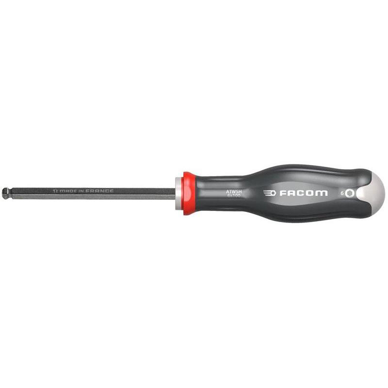 ATWSH8X100 - Klucz trzpieniowy 6-kątny, osadzany z kulką, 8x100 mm ATWSH8X100 - Klucz trzpieniowy 6-kątny, osadzany z kulką, 8x100 mm