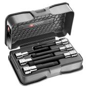 SV.LJ6B - zestaw nasadek 1/2" trzpieniowych długich i ekstradługich, XZN® w kasecie, M6 - M12