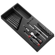 MOD.R181-26 - 1/4 SOCKET MOD 6PT MM R.181 36PC