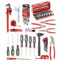 CM.200A - 67-piece set of plumbers tools
