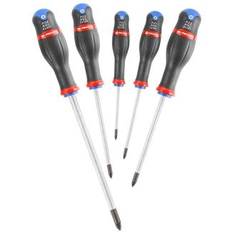 AND.J5 - zestaw wkrętaków Protwist® do śrub krzyżakowych POZIDRIV PZ0 - PZ4 