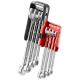 440.JP8 - SET OF 8 COMB WRENCHES ON POCKET HOLDER