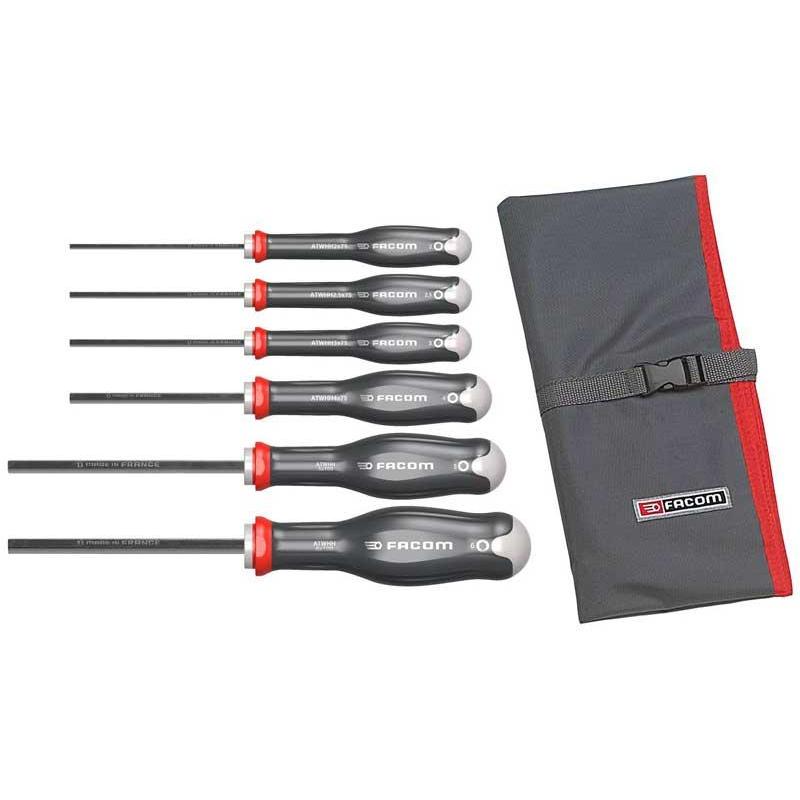 ATWHH.JT6 - zestaw kluczy trzpieniowych 6-kątnych osadzanych, 2 - 6 mm