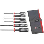 ATWSH.JT6 - zestaw kluczy trzpieniowych 6-kątnych osadzanych z kulką, 2 - 6 mm