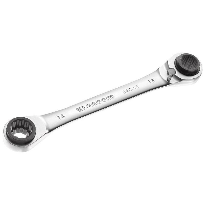 64C.S3 - RATCH RG WRENCH 12X14 + 13X15 64C.S3 - RATCH RG WRENCH 12X14 + 13X15