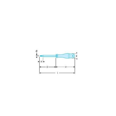 ATPB2X125TVE - Wkrętak Protwist® BORNEO® do śrub Phillips®, grot cienki, PH2