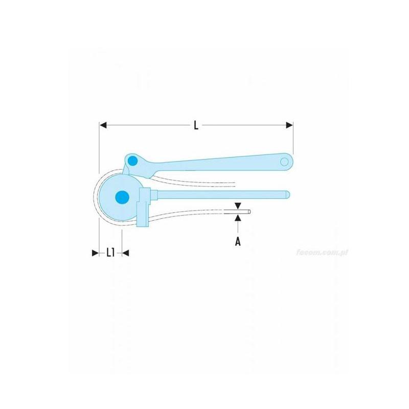 344B.12 - szczypce do gięcia rur, 12 mm 344B.12 - szczypce do gięcia rur, 12 mm