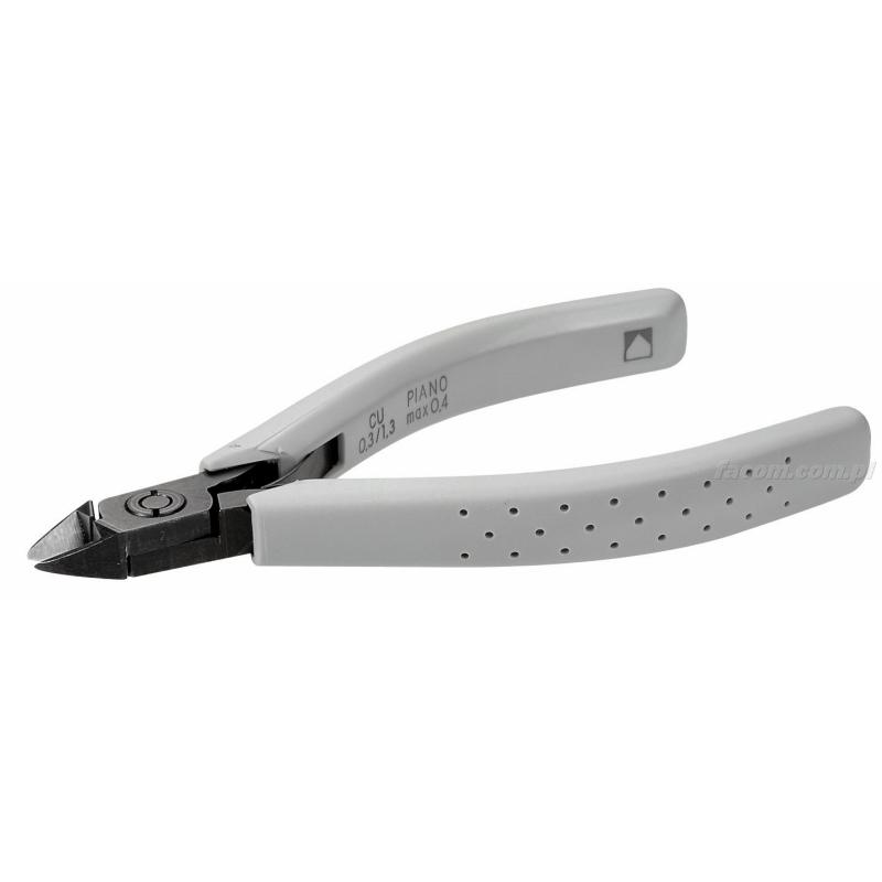 406.RMT - szczypce tnące Micro-Tech® z główką ostrołukową, kompaktowe, cięcie półosiowe, Ø CuNi 0,1 – 1,1 mm 406.RMT - szczypce tnące Micro-Tech® z główką ostrołukową, kompaktowe, cięcie półosiowe, Ø CuNi 0,1 – 1,1 mm