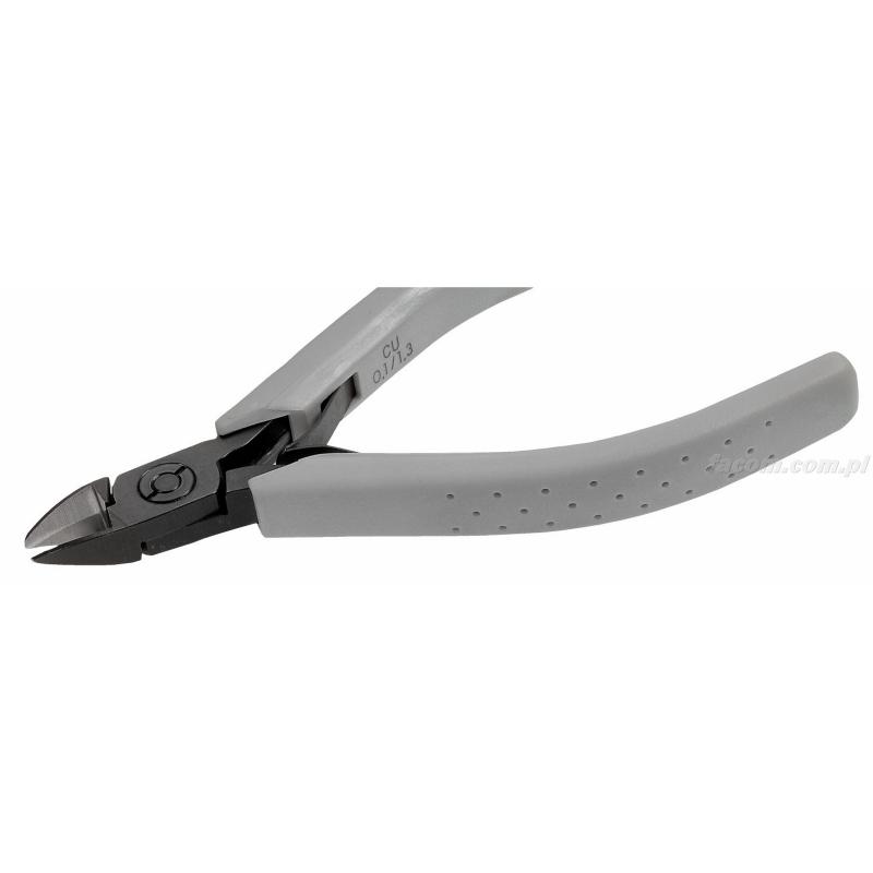 425.MT - szczypce tnące Micro-Tech® z główką ostrołukową, wydłużone, cięcie paskie, Ø CuNi 0,1 – 1,3 mm 425.MT - szczypce tnące Micro-Tech® z główką ostrołukową, wydłużone, cięcie paskie, Ø CuNi 0,1 – 1,3 mm