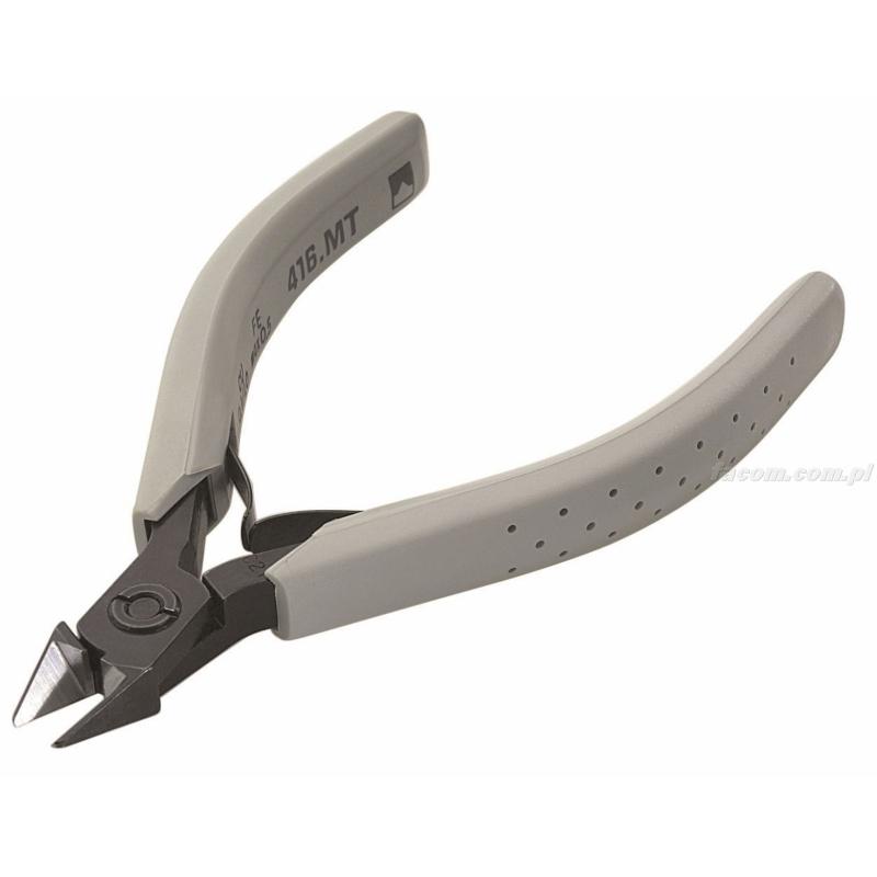 416.MT - szczypce tnące Micro-Tech® z główką z ostrym zakończeniem, cięcie półosiowe, Ø CuNi 0,1 - 1,0 mm 416.MT - szczypce tnące Micro-Tech® z główką z ostrym zakończeniem, cięcie półosiowe, Ø CuNi 0,1 - 1,0 mm