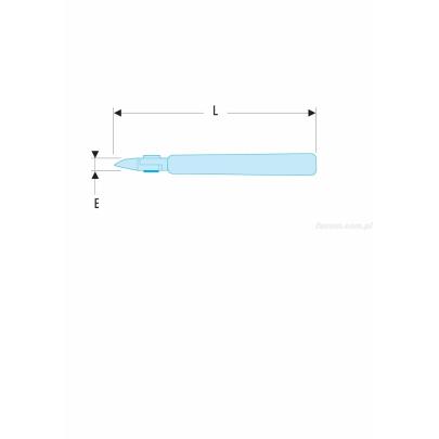 416.12PMT - szczypce tnące Micro-Tech® z główką z ostrym zakończeniem, duża moc, cięcie półosiowe, Ø CuNi 0,3 – 1,6 mm
