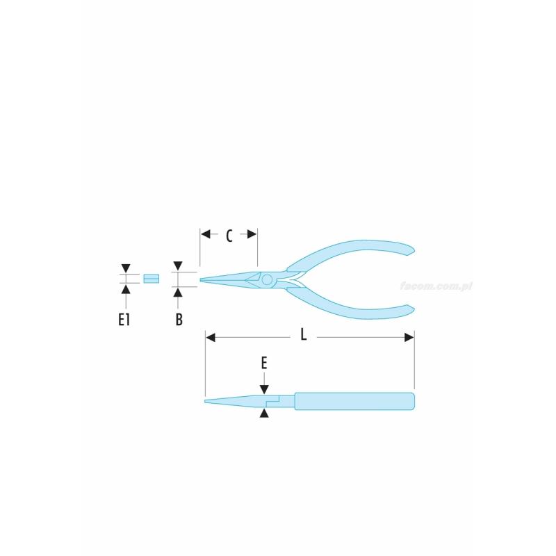 431.LMT - szczypce do chwytania Micro-Tech® płaskie, szczęki wysmukłe 431.LMT - szczypce do chwytania Micro-Tech® płaskie, szczęki wysmukłe