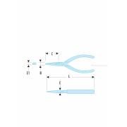 431.LMT - szczypce do chwytania Micro-Tech® płaskie, szczęki wysmukłe 431.LMT - szczypce do chwytania Micro-Tech® płaskie, szczęki wysmukłe