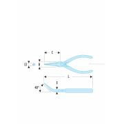 403.MT - szczypce do chwytania Micro-Tech®, szczęki półokrągłe ekstra długie zagięte 403.MT - szczypce do chwytania Micro-Tech®, szczęki półokrągłe ekstra długie zagięte