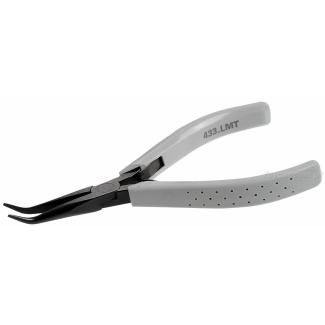 433.LMT - szczypce do chwytania Micro-Tech®, szczęki półokrągłe wysmukłe zagięte pod kątem 45°