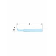 429.E - szczypce tnące ESD z główką odchyloną 70°, cięcie płaskie, Ø CuNi 0,2 – 1,0 mm