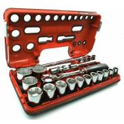 SL.DBOX1 - zestaw nasadek 1/2" w kasecie, 8mm - 32 mm