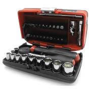 R.360NANO - zestaw nasadek 1/4" w kasecie, 5,5 mm -14 mm R.360NANO - zestaw nasadek 1/4" w kasecie, 5,5 mm -14 mm