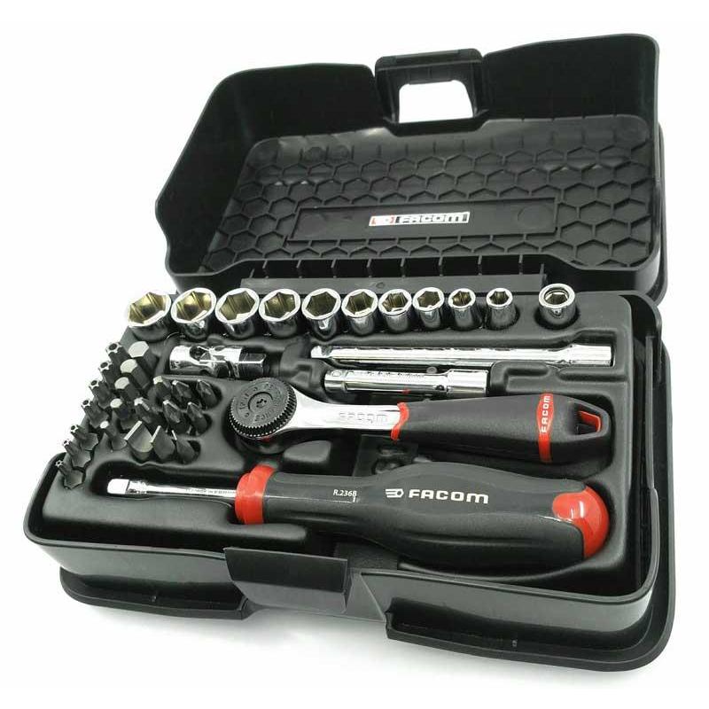 R.161-6P6 - 1/4" metrics 6-point sockets set R.161-6P6 - 1/4" metrics 6-point sockets set