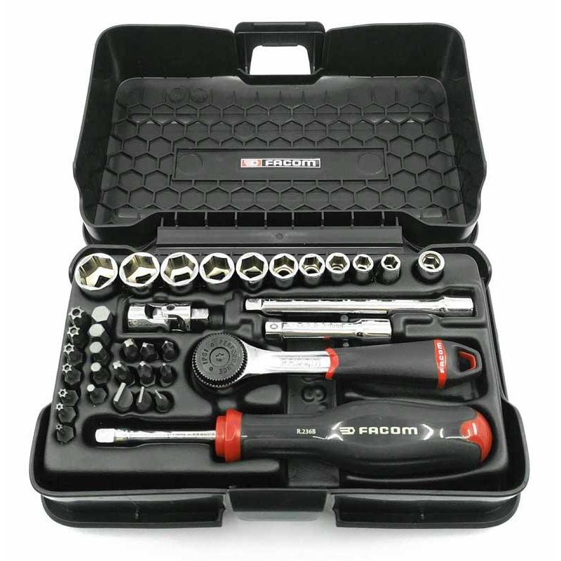 R.161-6P6 - 1/4" metrics 6-point sockets set R.161-6P6 - 1/4" metrics 6-point sockets set