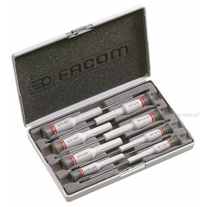 AEF.J6 - zestaw 8 wkrętaków Micro-Tech® do śrub z rowkiem, Phillips® i Pozidriv®, 2 - 4 mm, PH00 i PZ0 - PZ1