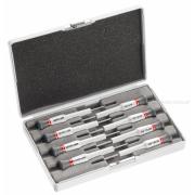 AE.J1 - zestaw 8 wkrętaków Micro-Tech® z wymiennym grotem do śrub z rowkiem i Phillips®, 1 - 2,5 mm i PH000 - PH00