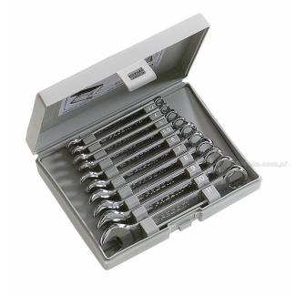 39.JE10 - zestaw 10 kluczy oczkowo-płaskich krótkich Micro-Tech®, 3,2 - 11 mm