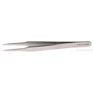 144 - pęseta prosta, końcówki bardzo płaskie