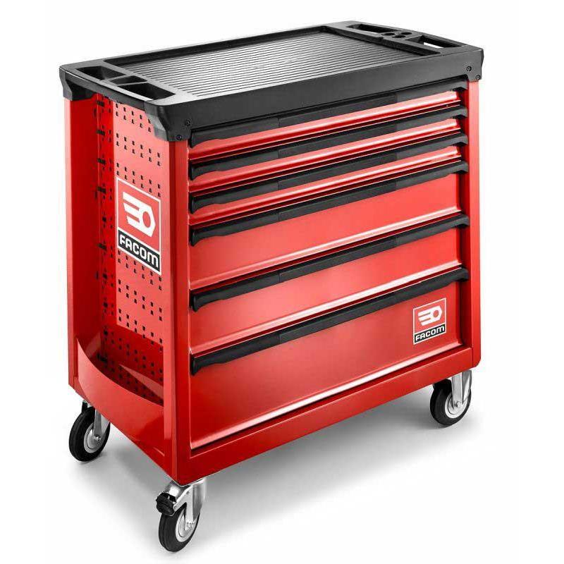 WÓZEK WARSZTATOWY ROLL M4 6 SZUFLAD CZERWONY WÓZEK WARSZTATOWY ROLL M4 6 SZUFLAD CZERWONY