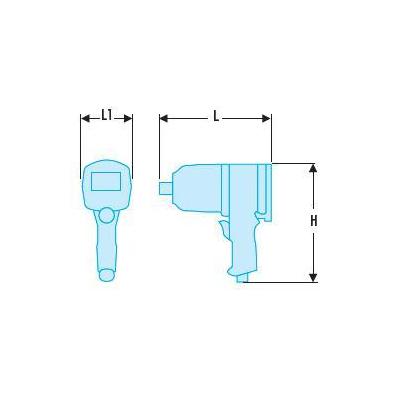 FCF894P2-QW - Zestaw: klucz udarowy 1/2" 680 Nm 18 V, 2 x akum. 2Ah, ładowarka, walizka IP65