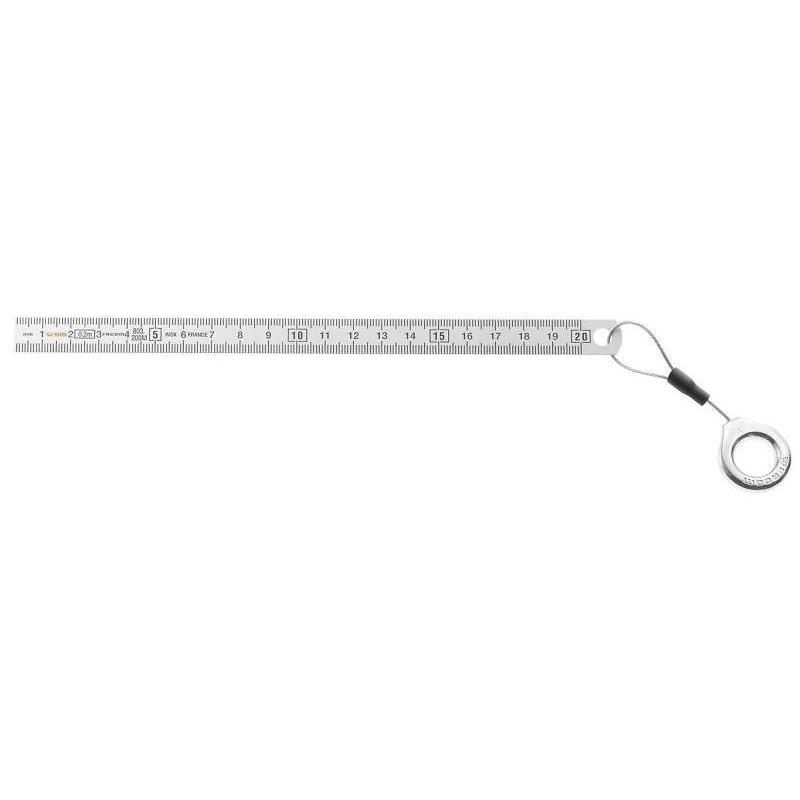 LINIJKA GIĘTKA OBUSTRONNA INOX 200MM SLS LINIJKA GIĘTKA OBUSTRONNA INOX 200MM SLS