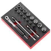 SLS PIANKA MOD 3/8' ZESTAW NASADEK 6PT JL.171