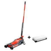 DL.3CLPMPB - podnośnik na kółkach ekstra płaski 3t DL.3CLP + podkładka piankowa