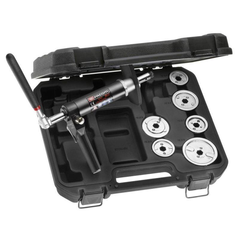 DF.17-100PB - zestaw z sześcioma pierścieniami i urządzeniem pneumatycznym do popychania/obracania tłoków hamulców tarczowych