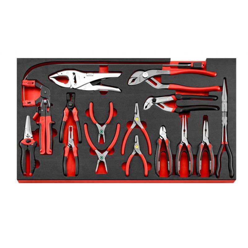 CM.XXLPF - Zestaw narzędzi - 7 modułów piankowych, w systemie przechowywania na 7 szuflad wózka