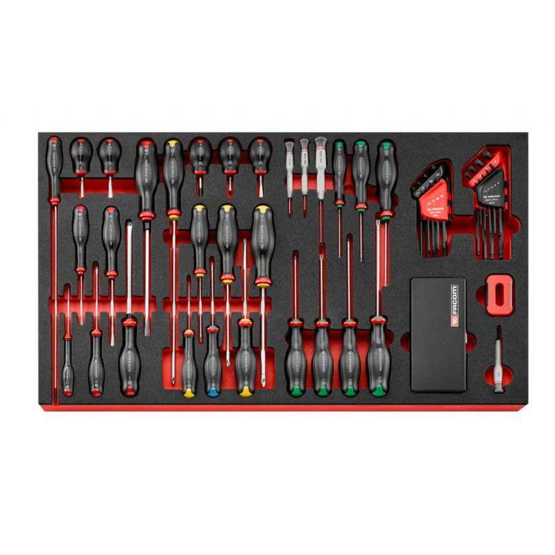 CM.XXLPF - Zestaw narzędzi - 7 modułów piankowych, w systemie przechowywania na 7 szuflad wózka