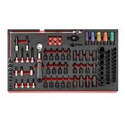 CM.XXLPF - Zestaw narzędzi - 7 modułów piankowych, w systemie przechowywania na 7 szuflad wózka