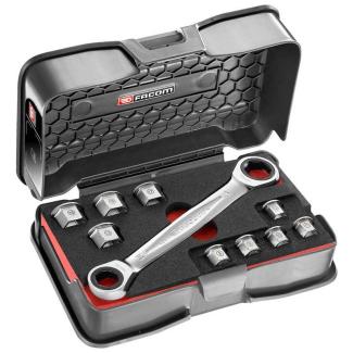 CM.V10PB -  Zestaw narzędzi - 12 modułów, w systemie przechowywania na 4 szuflady wózka