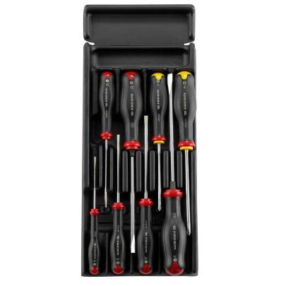 MOD.AT1 - Moduł 8 wkrętaków Protwist® do śrub z rowkiem i śrub krzyżakowych Phillips, 3 - 8 mm i PH1 - PH2
