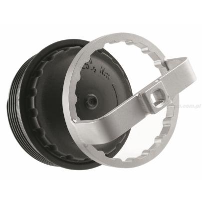 DE.66-18 - klucz kloszowy wieloboczny do korków kompozytowych filtrów oleju, filtr Ø 66 mm