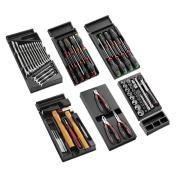 ROLL.CONTACTPB - wózek roll z wyposażeniem, czerwony 