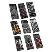 CM.101APB - Zestaw 101 narzędzi - 9 modułów, w systemie przechowywania na 3 szuflady wózka