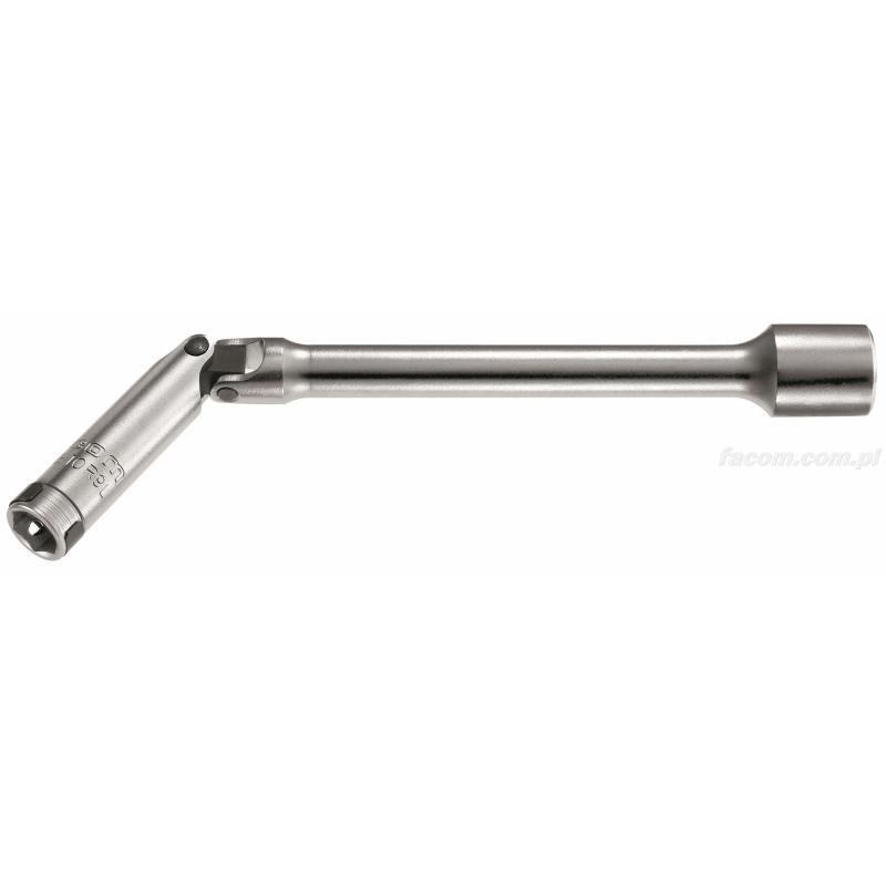 B.10R12AL - klucz przegubowy długi z zabierakiem kwadratowym 3/8" do świec żarowych, 17 mm B.10R12AL - klucz przegubowy długi z zabierakiem kwadratowym 3/8" do świec żarowych, 17 mm