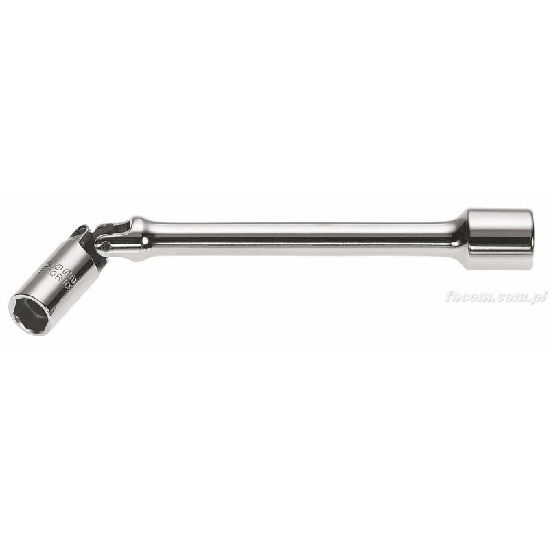 B.10R12AL - klucz przegubowy długi z zabierakiem kwadratowym 3/8" do świec żarowych, 17 mm B.10R12AL - klucz przegubowy długi z zabierakiem kwadratowym 3/8" do świec żarowych, 17 mm