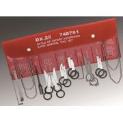 DX.25 - zestaw 20 narzędzi do demontażu autoradia