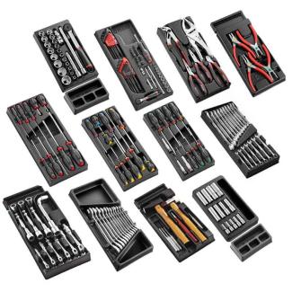 CM.V8PB - Zestaw narzędzi - 12 modułów, w systemie przechowywania na 4 szuflady wózka