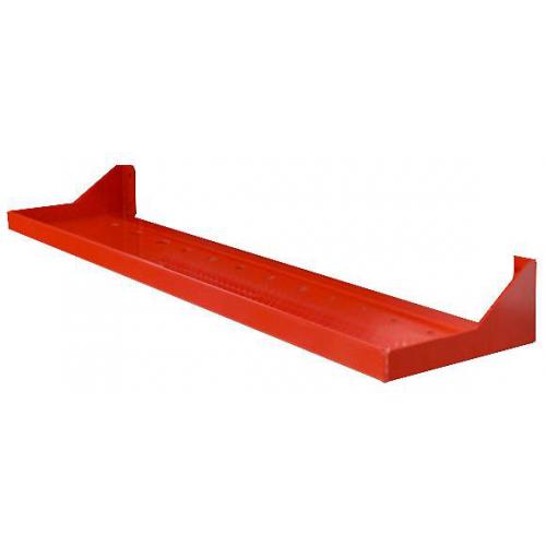 RWS-SHELF - Metal shelf, red