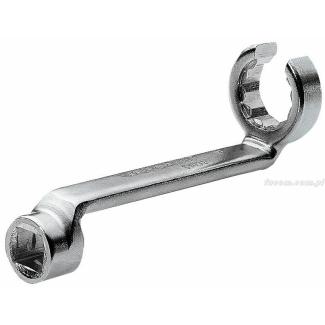 DM.38 - klucz do przewodów wtryskowych silników wysokoprężnych, zabierak kwadratowy 3/8" 12-kątny, 14 mm